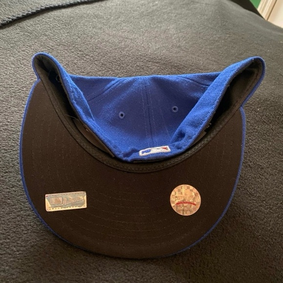 Official Chicago Cubs New Era 2016 World Series Fitted Hat Size 7 1/2 - Picture 4 of 5